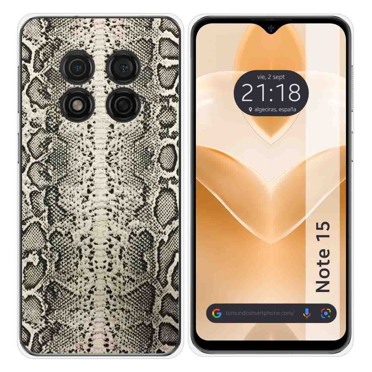 Funda Silicona para Ulefone Note 15 diseño Animal 01 Dibujos