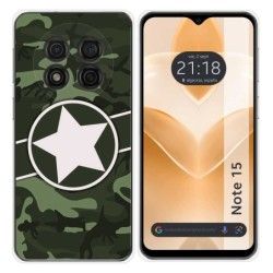 Funda Silicona para Ulefone Note 15 diseño Camuflaje 01 Dibujos