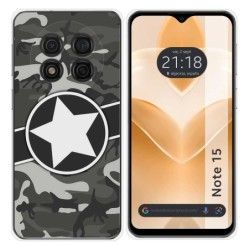 Funda Silicona para Ulefone Note 15 diseño Camuflaje 02 Dibujos