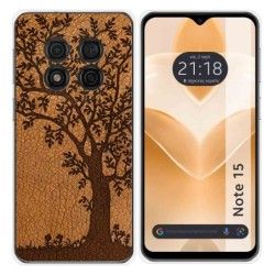 Funda Silicona para Ulefone Note 15 diseño Cuero 03 Dibujos