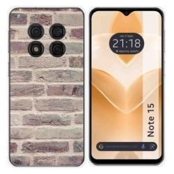 Funda Silicona para Ulefone Note 15 diseño Ladrillo 01 Dibujos