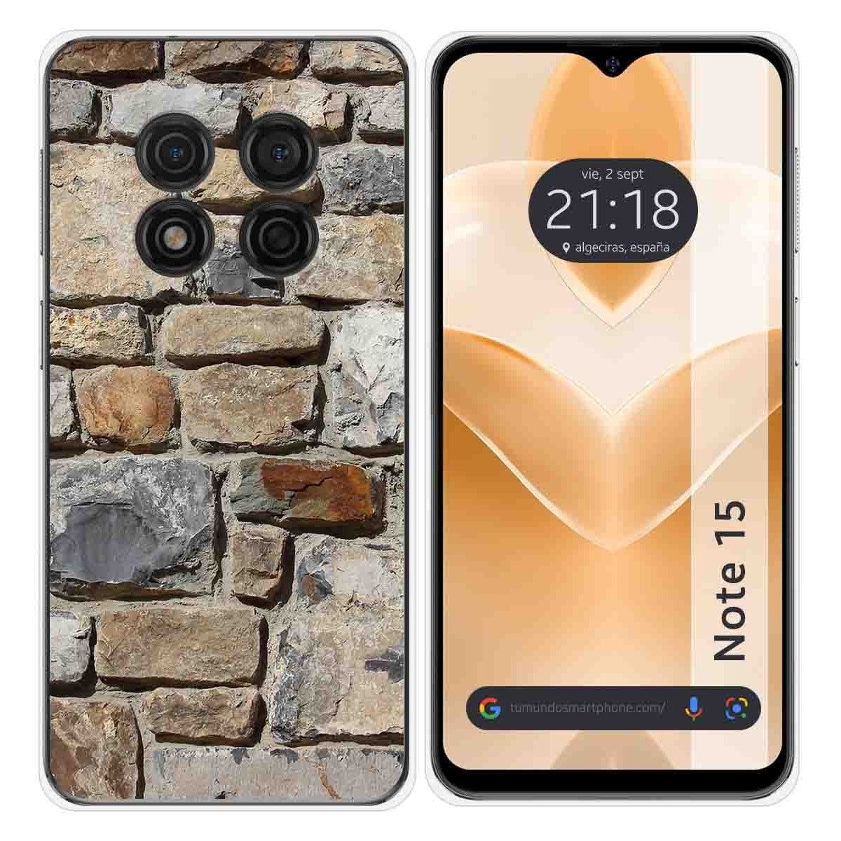 Funda Silicona para Ulefone Note 15 diseño Ladrillo 03 Dibujos