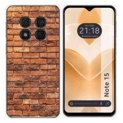 Funda Silicona para Ulefone Note 15 diseño Ladrillo 04 Dibujos