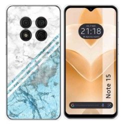 Funda Silicona para Ulefone Note 15 diseño Mármol 02 Dibujos