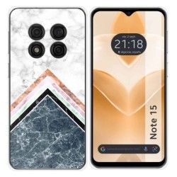Funda Silicona para Ulefone Note 15 diseño Mármol 05 Dibujos