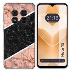Funda Silicona para Ulefone Note 15 diseño Mármol 07 Dibujos