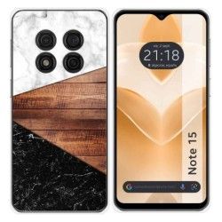 Funda Silicona para Ulefone Note 15 diseño Mármol 11 Dibujos