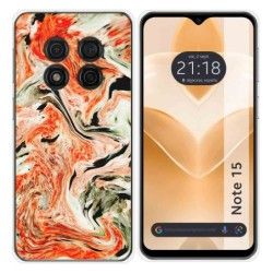 Funda Silicona para Ulefone Note 15 diseño Mármol 12 Dibujos