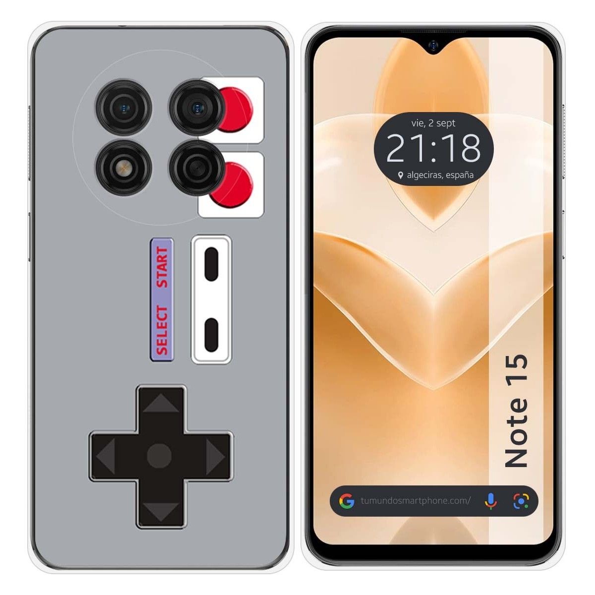 Funda Silicona para Ulefone Note 15 diseño Consola Dibujos