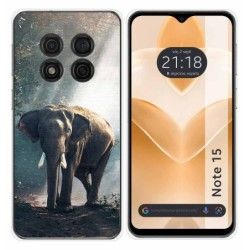 Funda Silicona para Ulefone Note 15 diseño Elefante Dibujos