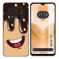 Funda Silicona para Ulefone Note 15 diseño Helado Chocolate Dibujos