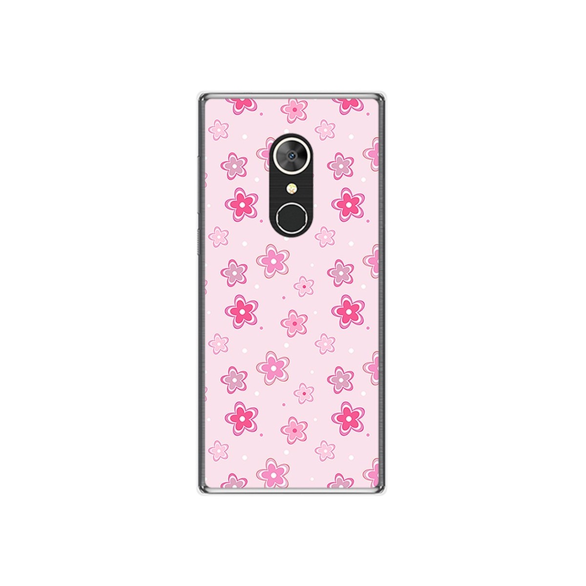 Funda Gel Tpu para Alcatel 5 Diseño Flores Dibujos