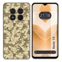 Funda Silicona para Ulefone Note 15 diseño Sand Camuflaje Dibujos