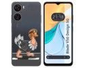 Funda Silicona Transparente para Zte Blade V50 Design 5G diseño Avestruz Dibujos