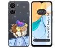 Funda Silicona Transparente para Zte Blade V50 Design 5G diseño Cabra Dibujos
