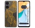 Funda Silicona Transparente para Zte Blade V50 Design 5G diseño Hojas Dibujos