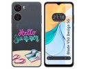 Funda Silicona Transparente para Zte Blade V50 Design 5G diseño Summer Dibujos