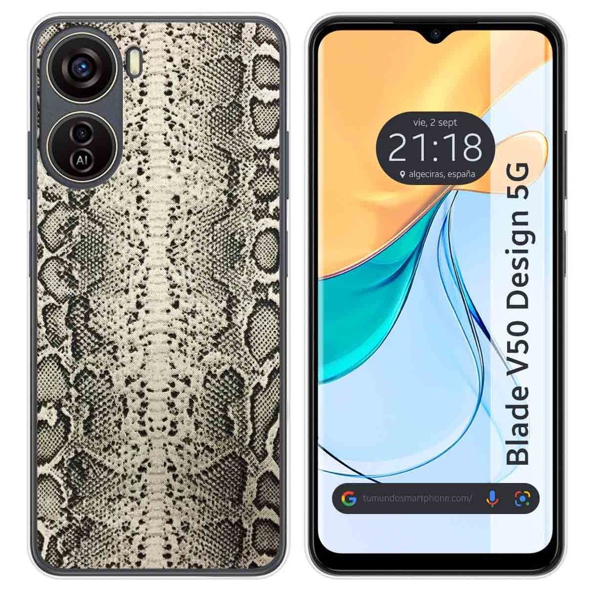 Funda Silicona para Zte Blade V50 Design 5G diseño Animal 01 Dibujos