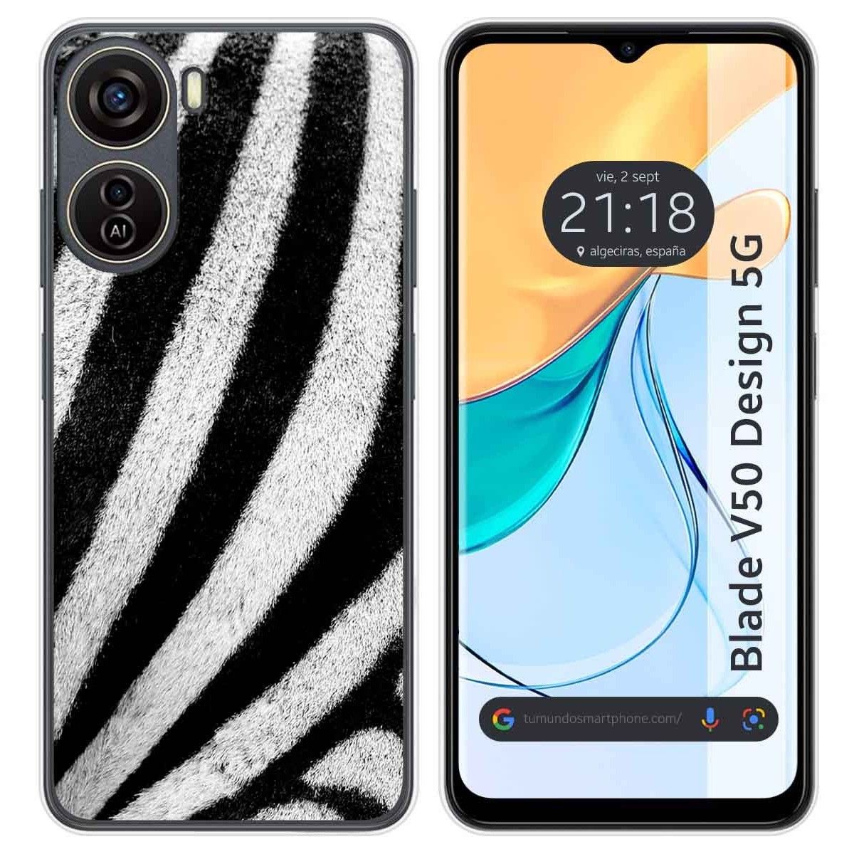 Funda Silicona para Zte Blade V50 Design 5G diseño Animal 02 Dibujos