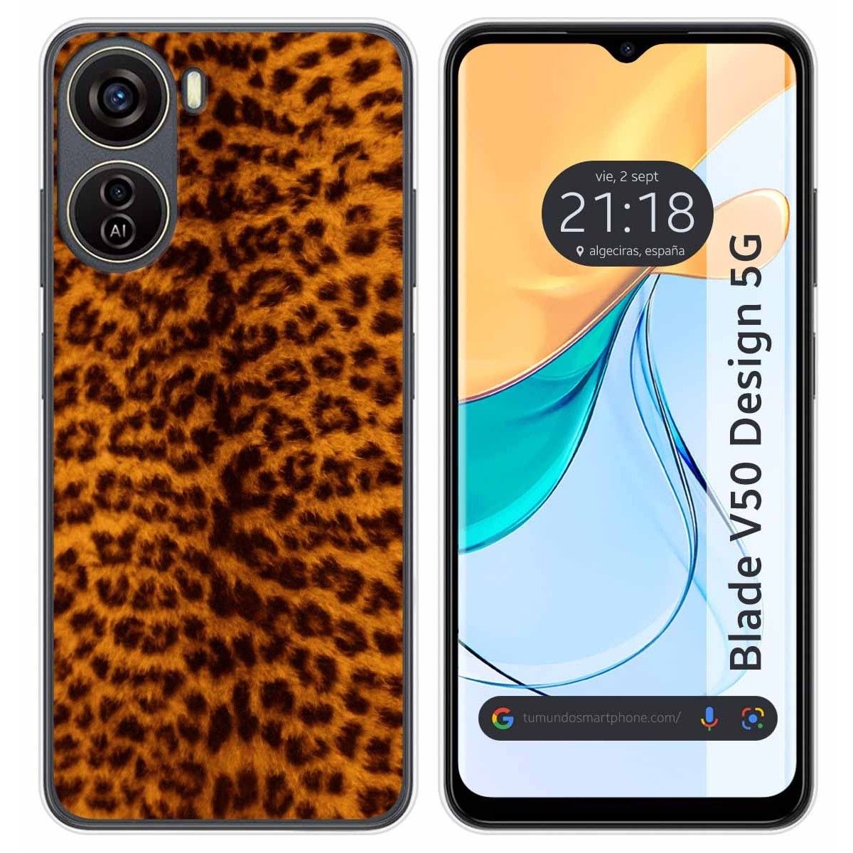 Funda Silicona para Zte Blade V50 Design 5G diseño Animal 03 Dibujos