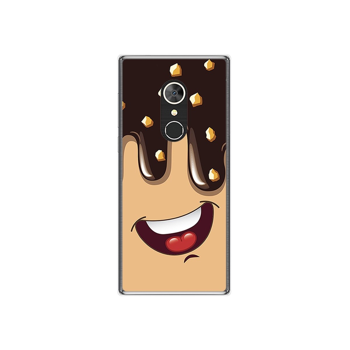 Funda Gel Tpu para Alcatel 5 Diseño Helado Chocolate Dibujos