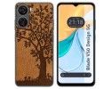 Funda Silicona para Zte Blade V50 Design 5G diseño Cuero 03 Dibujos