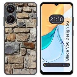 Funda Silicona para Zte Blade V50 Design 5G diseño Ladrillo 03 Dibujos