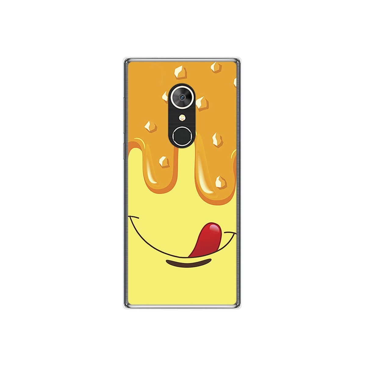 Funda Gel Tpu para Alcatel 5 Diseño Helado Vainilla Dibujos