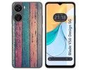 Funda Silicona para Zte Blade V50 Design 5G diseño Madera 10 Dibujos
