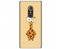 Funda Gel Tpu para Alcatel 5 Diseño Jirafa Dibujos
