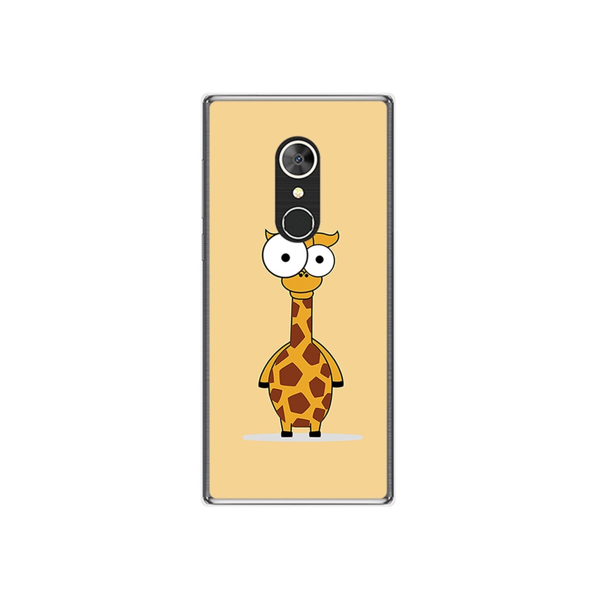 Funda Gel Tpu para Alcatel 5 Diseño Jirafa Dibujos
