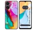 Funda Silicona para Zte Blade V50 Design 5G diseño Mármol 15 Dibujos