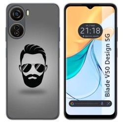 Funda Silicona para Zte Blade V50 Design 5G diseño Barba Dibujos