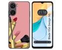 Funda Silicona para Zte Blade V50 Design 5G diseño Brochas Dibujos