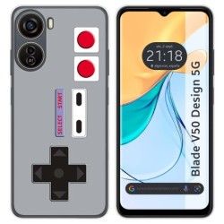 Funda Silicona para Zte Blade V50 Design 5G diseño Consola Dibujos
