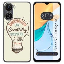 Funda Silicona para Zte Blade V50 Design 5G diseño Creativity Dibujos