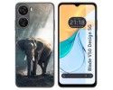 Funda Silicona para Zte Blade V50 Design 5G diseño Elefante Dibujos
