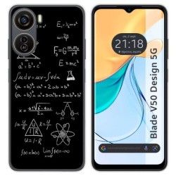 Funda Silicona para Zte Blade V50 Design 5G diseño Formulas Dibujos