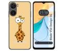 Funda Silicona para Zte Blade V50 Design 5G diseño Jirafa Dibujos
