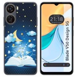 Funda Silicona para Zte Blade V50 Design 5G diseño Libro Cuentos Dibujos