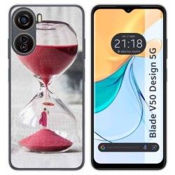 Funda Silicona para Zte Blade V50 Design 5G diseño Reloj Dibujos
