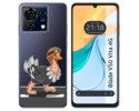Funda Silicona Transparente para Zte Blade V50 Vita 4G diseño Avestruz Dibujos