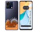 Funda Silicona Transparente para Zte Blade V50 Vita 4G diseño Bufalo Dibujos