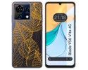 Funda Silicona Transparente para Zte Blade V50 Vita 4G diseño Hojas Dibujos