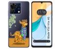 Funda Silicona Transparente para Zte Blade V50 Vita 4G diseño Jirafa Dibujos
