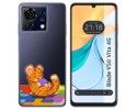Funda Silicona Transparente para Zte Blade V50 Vita 4G diseño Leopardo Dibujos