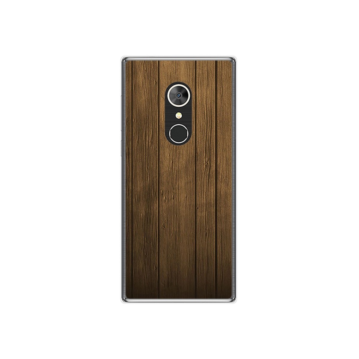 Funda Gel Tpu para Alcatel 5 Diseño Madera Dibujos