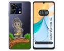 Funda Silicona Transparente para Zte Blade V50 Vita 4G diseño Mono Dibujos