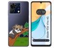 Funda Silicona Transparente para Zte Blade V50 Vita 4G diseño Panda Dibujos