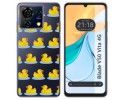 Funda Silicona Transparente para Zte Blade V50 Vita 4G diseño Pato Dibujos